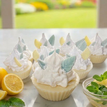 Zitronen Cupcake-Kerze 🍋