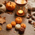 Goldener Herbst – Handgegossene Kürbis-Duftmelts