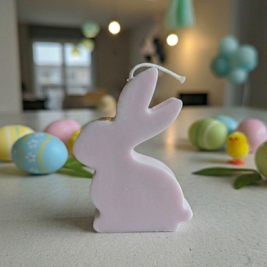 Lichtlein-Hase von LichtleinLiebe – Handgemachte Hasenkerze als Frühlingsgeschenk