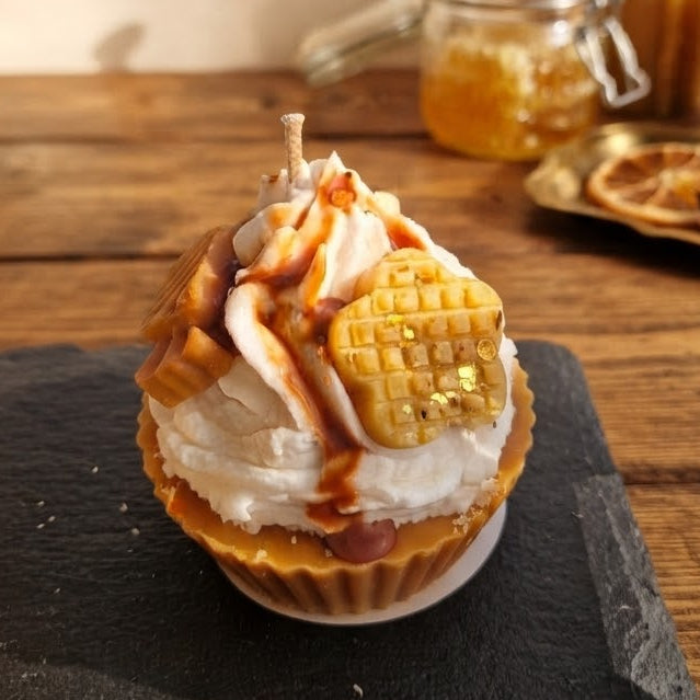 Caramel Love Cupcakekerze – Süße Auszeiten für dein Zuhause